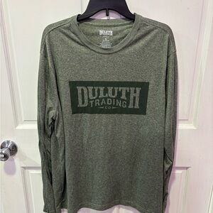 Duluth Trading Co Men's Green Long Sleeve Shirt XL
